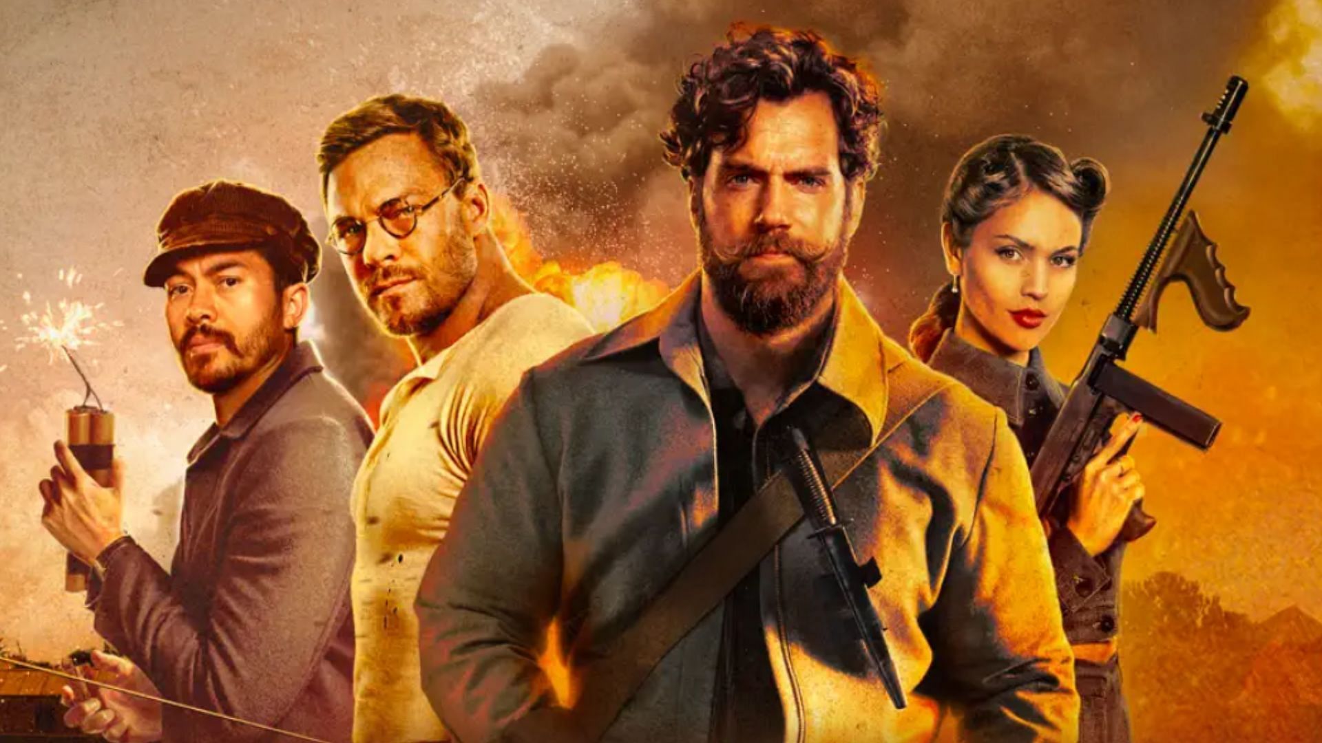 The cast of The Ministry of Ungentlemanly Warfare (Image via Apple TV+)